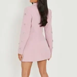 Boohoo Dresses Boohoo Daisy Crystal Blazer Dress Poshmark